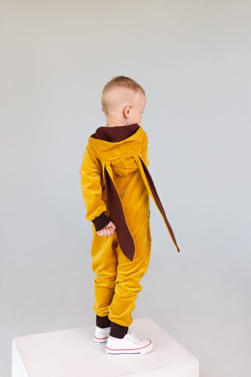 KOMBINEZONAS MEDAUS ZUIKIS su rudomis detalėmis