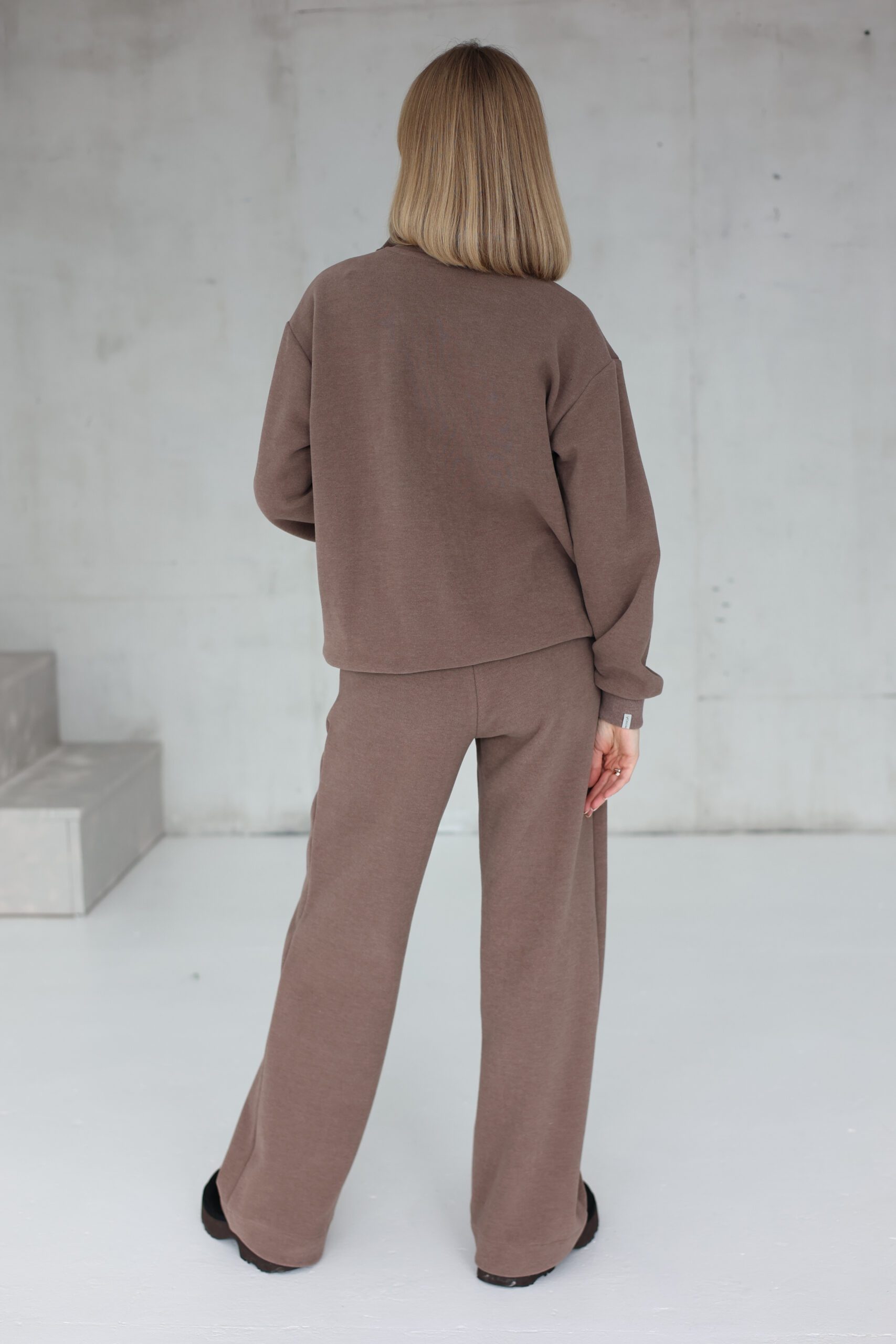 PEACH EFFECT. Moteriškos KAKAVOS kelnės - Image 4