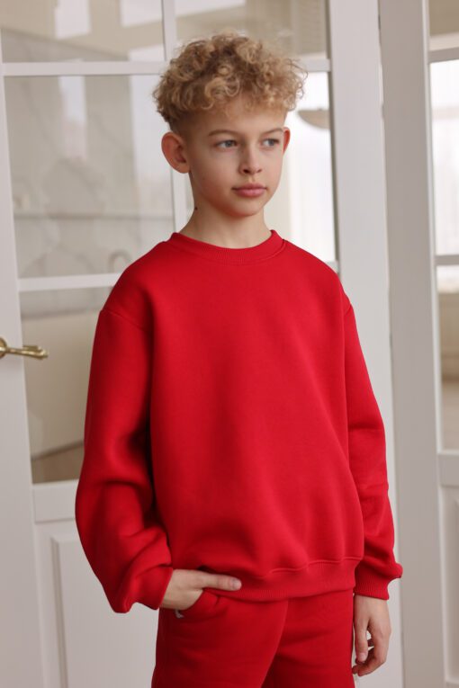 Vaikiškas RAUDONAS džemperis