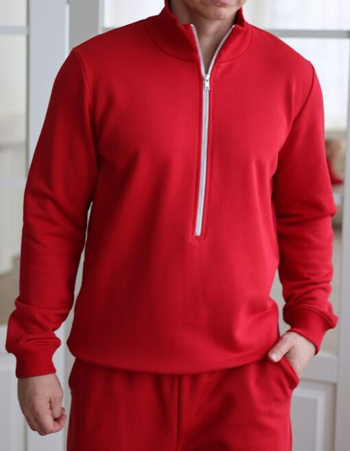 Vyriškas RAUDONAS džemperis POLO