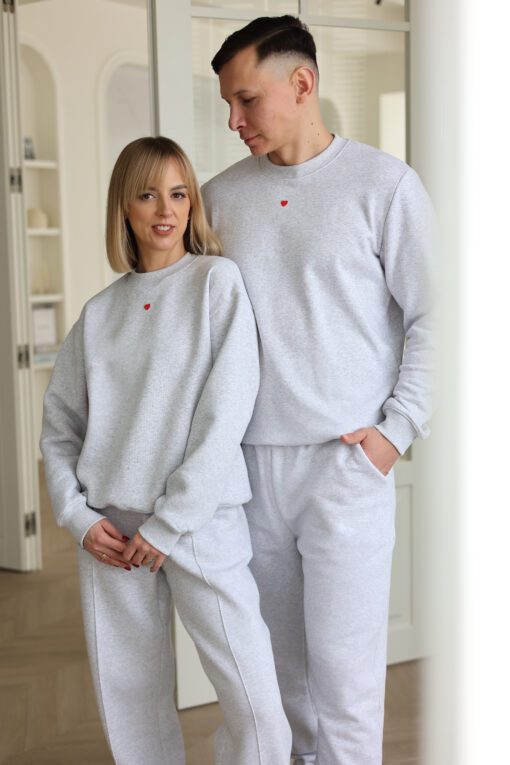 Alternative view of Moteriškas MELANŽINIS PILKAS džemperis