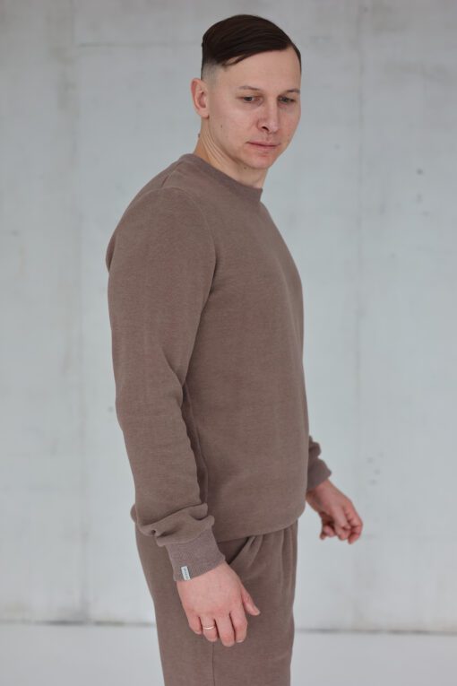 Alternative view of PEACH EFFECT. Vyriškas KAKAVOS džemperis