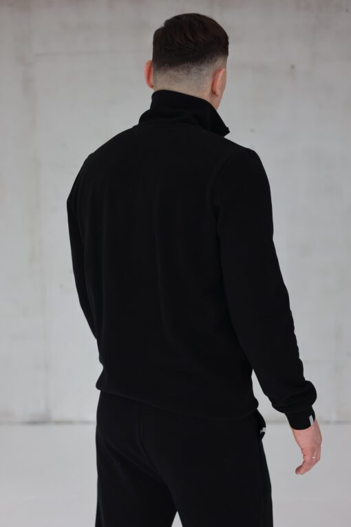 Alternative view of PEACH EFFECT. Vyriškas JUODAS džemperis POLO