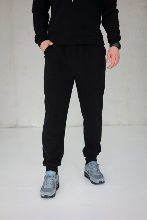 PEACH EFFECT. Vyriškos JUODOS kelnės