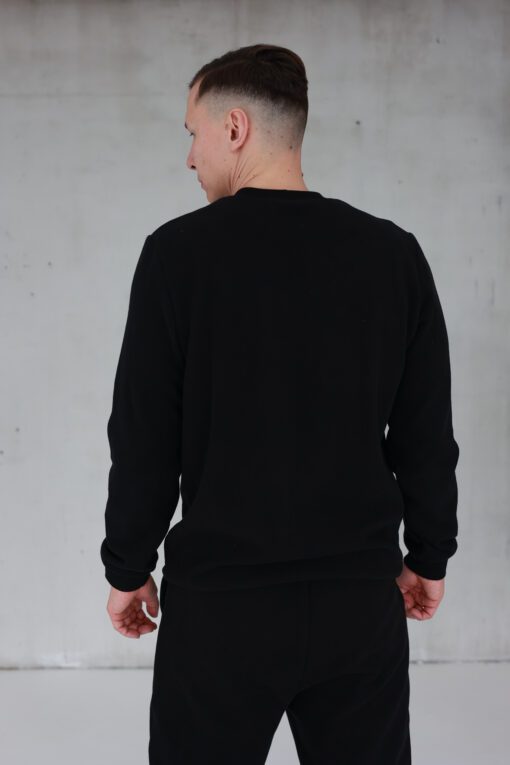 Alternative view of PEACH EFFECT. Vyriškas JUODAS džemperis