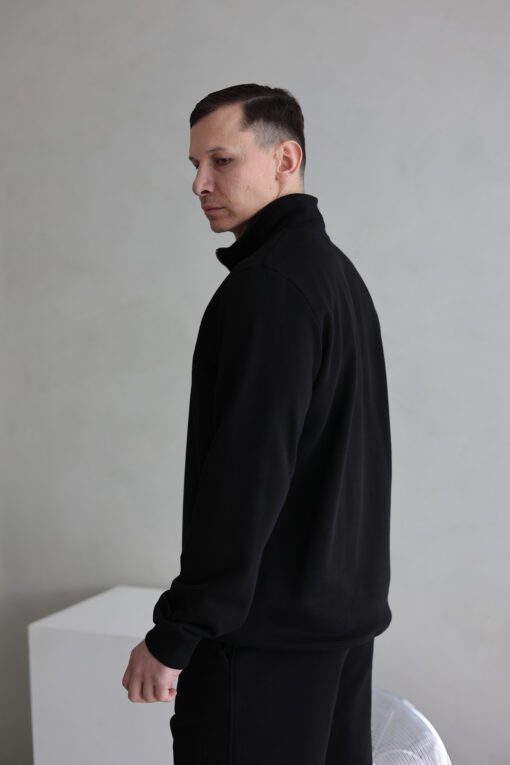 Alternative view of Vyriškas JUODAS džemperis POLO