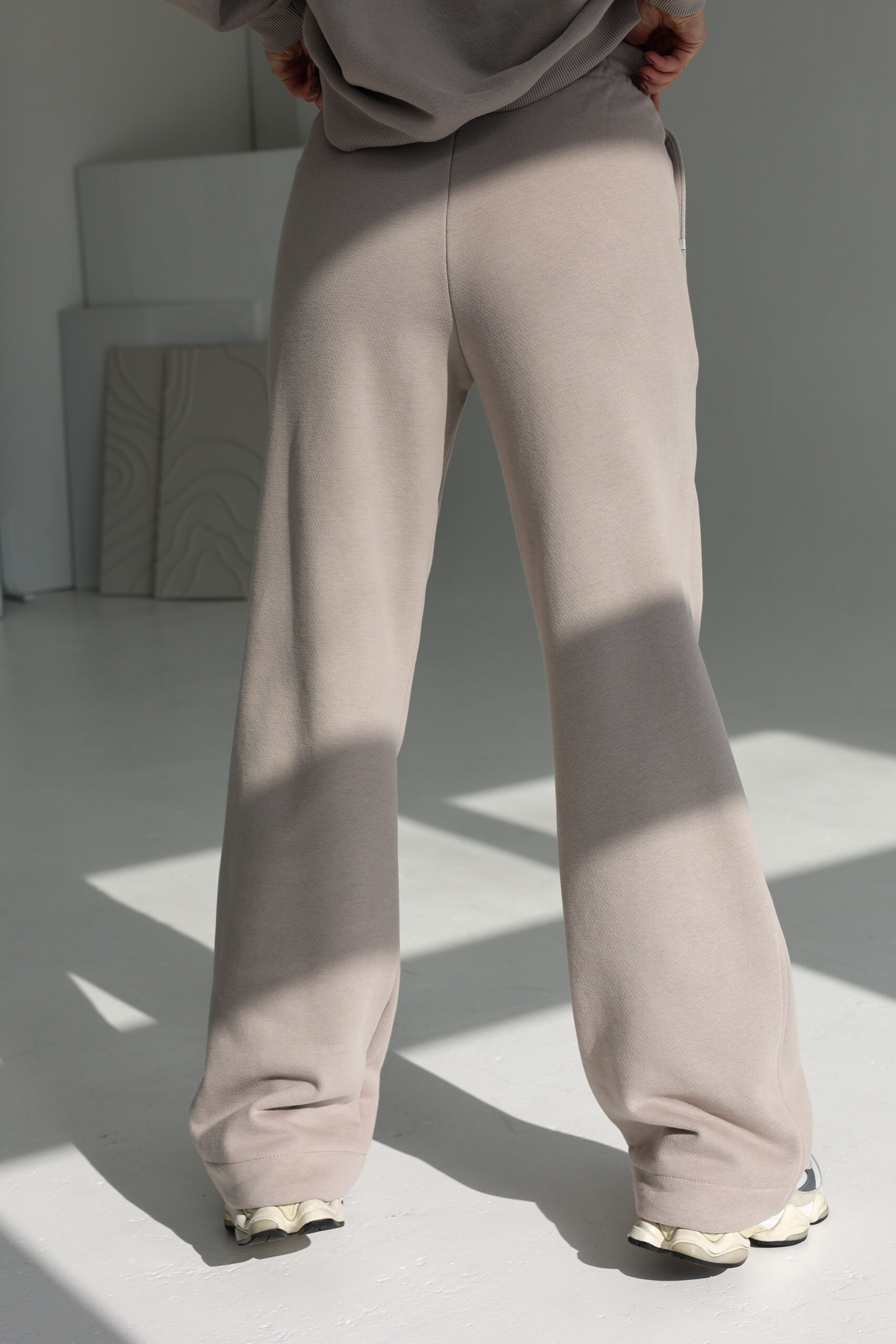 PEACH EFFECT. Moteriškos NUDE kelnės su kanteliu - Image 3