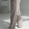 PEACH EFFECT. Vyriškos NUDE tiesaus kirpimo kelnės su reguliuojama apačia - Image 2